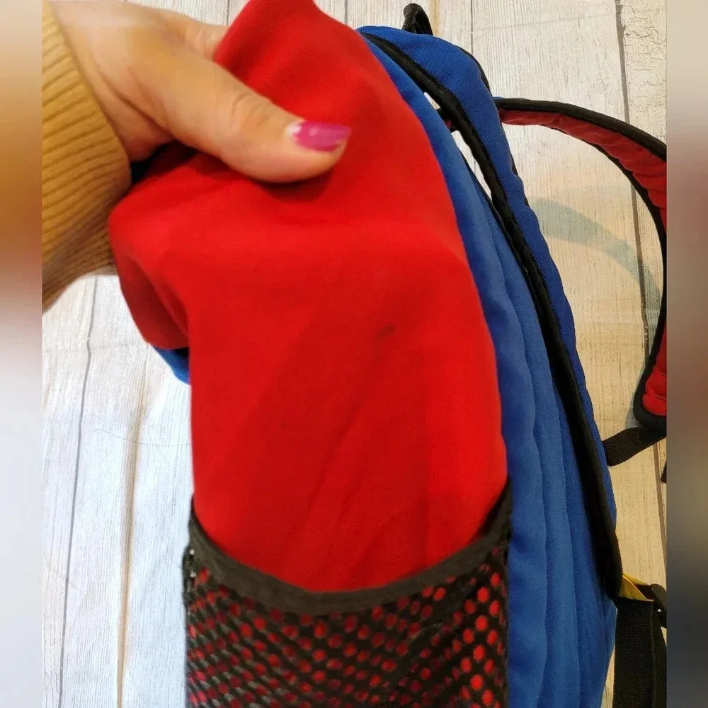 Ultimate Trail Pals Vintage Retro 1990's Outdoor Backpack Blue Red ☆Rare☆